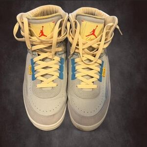 Jordan Air Jordan 2 Retro SP Box Label — Gray with Black and White Details